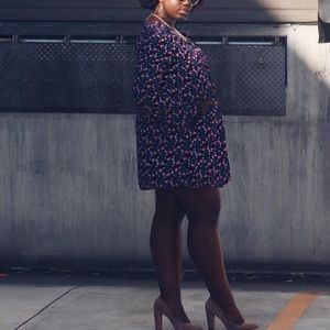 Puff Sleeve Shift Dress